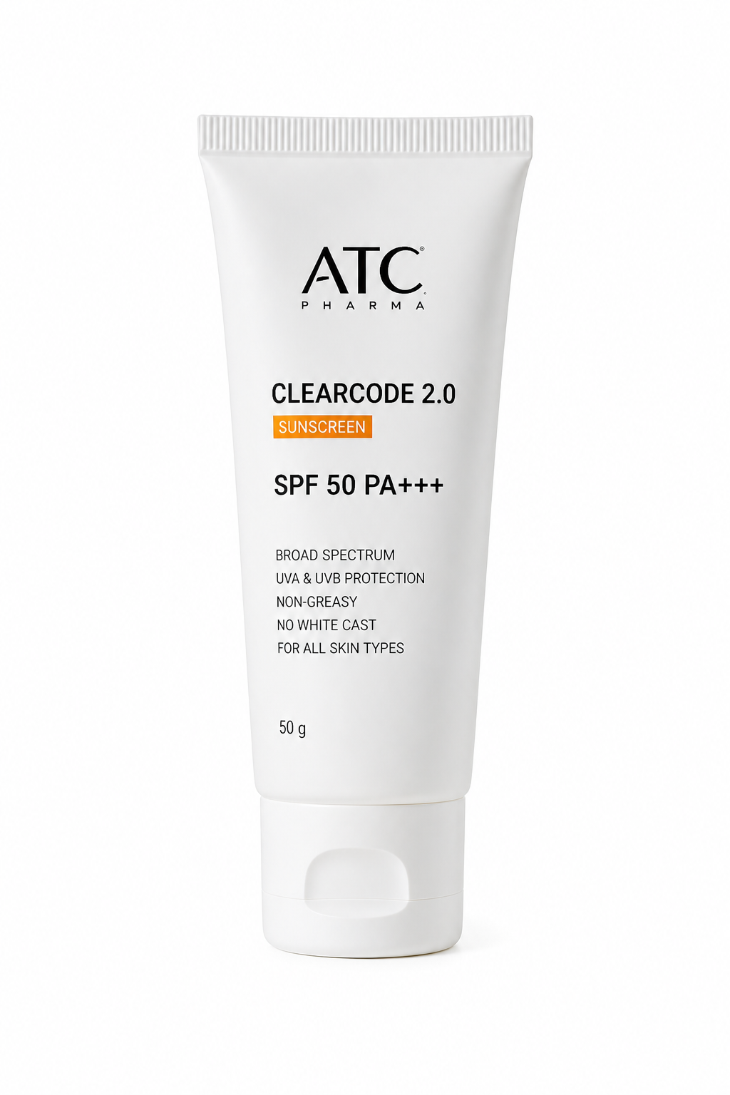 ClearCode 2.0 Sunscreen SPF 50 PA+++ | Lightweight & No White Cast